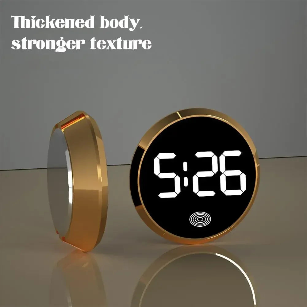 Creative Luminous Digital Clock LED Car Automobiles Internal Stick-On Mini Digital Clocks Auto Ornament Car Accessories
