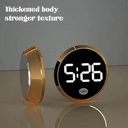 Creative Luminous Digital Clock LED Car Automobiles Internal Stick-On Mini Digital Clocks Auto Ornament Car Accessories