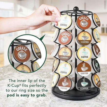 5771 35 Coffee Pod Carousel, Metal, Black