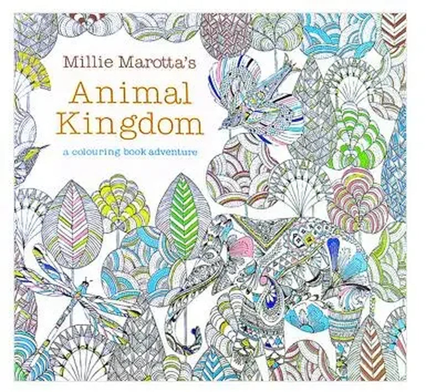 24 Page Coloring Book Enchanted Forest Mandalas Animal Kids Adult Kids Coloring Books for Adults Drawing Colouring Book 18X18 Cm