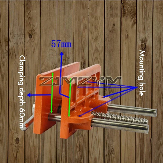 6"/7" Table Vise Bench Vice Vise Desktop Vise Repair Woodwork Making Hand Tool DIY Metal Clamp