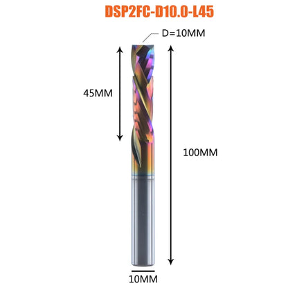 1PC Woodwork Milling Cutter up & down Cut 2 Flutes Spiral Carbide Milling Tool CNC Router Compression Wood End Mill Cutter Bits