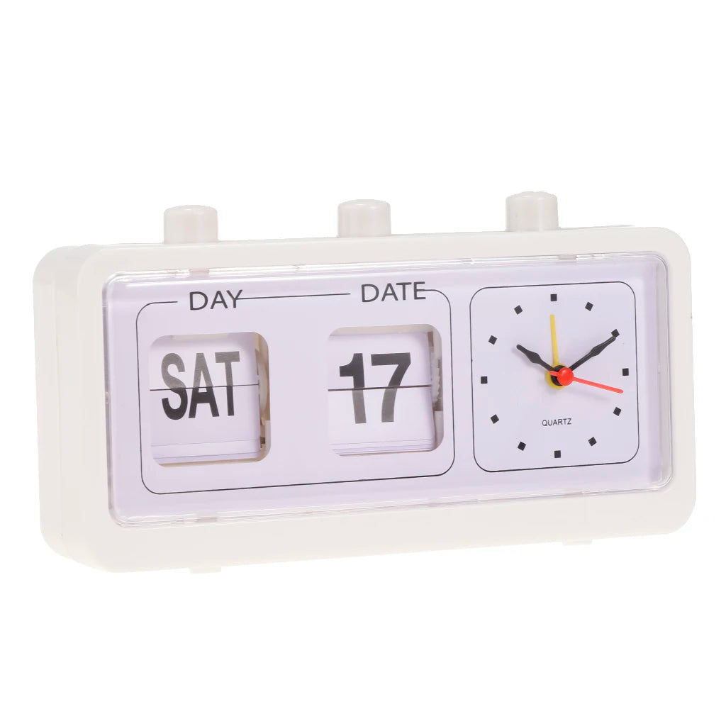 Auto Flip Clock Simple Table down Page Digital Clocks Xmas Gift Decoration