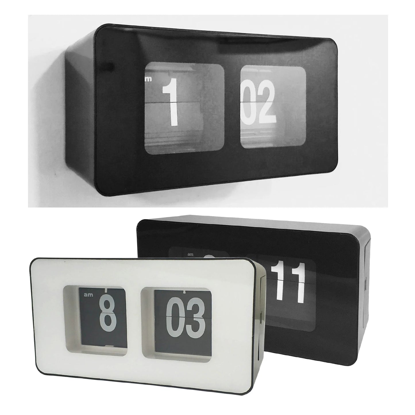 Auto Flip Clock Simple Table down Page Digital Clocks Xmas Gift Decoration