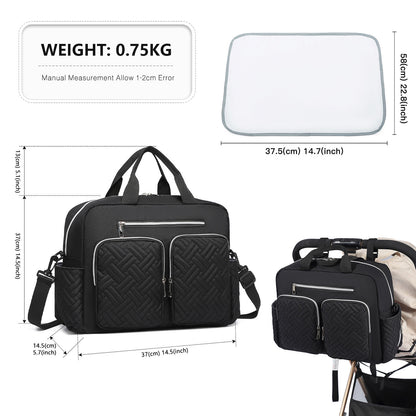 🔥 Large Mummy Changing Shoulder Travel Bag Hospital Baby Nappy Tote Handbag