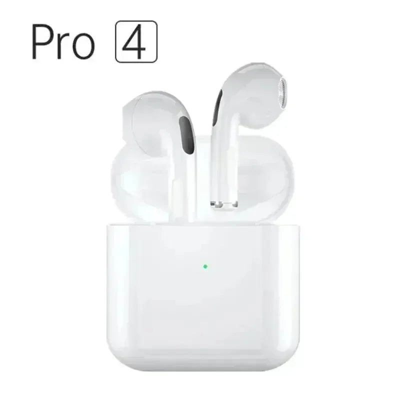 Pro 4 TWS Wireless Headphones Earphone Bluetooth Compatible 5.0 Waterproof Headset with Mic for Iphone Xiaomi Bluetooth Earbuds