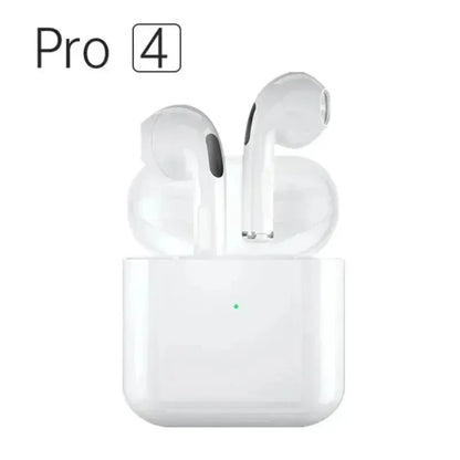 Pro 4 TWS Wireless Headphones Earphone Bluetooth Compatible 5.0 Waterproof Headset with Mic for Iphone Xiaomi Bluetooth Earbuds