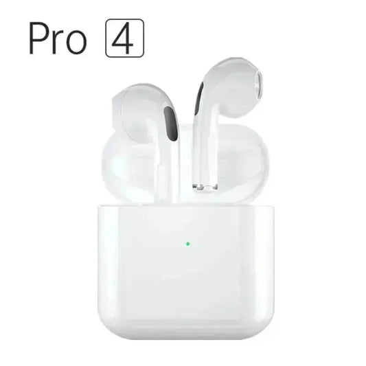 Pro 4 TWS Wireless Headphones Earphone Bluetooth Compatible 5.0 Waterproof Headset with Mic for Iphone Xiaomi Bluetooth Earbuds