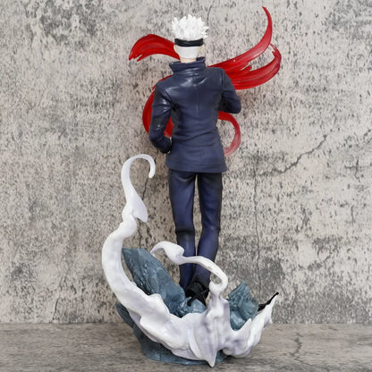 28Cm Anime Cartoon Jujutsu Kaisen Gojo Satoru Kids Toys Pvc Model Statue Collection Brinquedos Action Figure Birthday Toys Gift