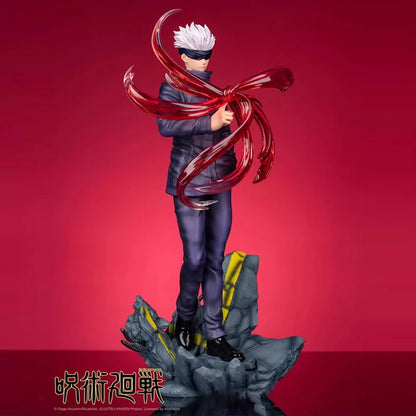 28Cm Anime Cartoon Jujutsu Kaisen Gojo Satoru Kids Toys Pvc Model Statue Collection Brinquedos Action Figure Birthday Toys Gift