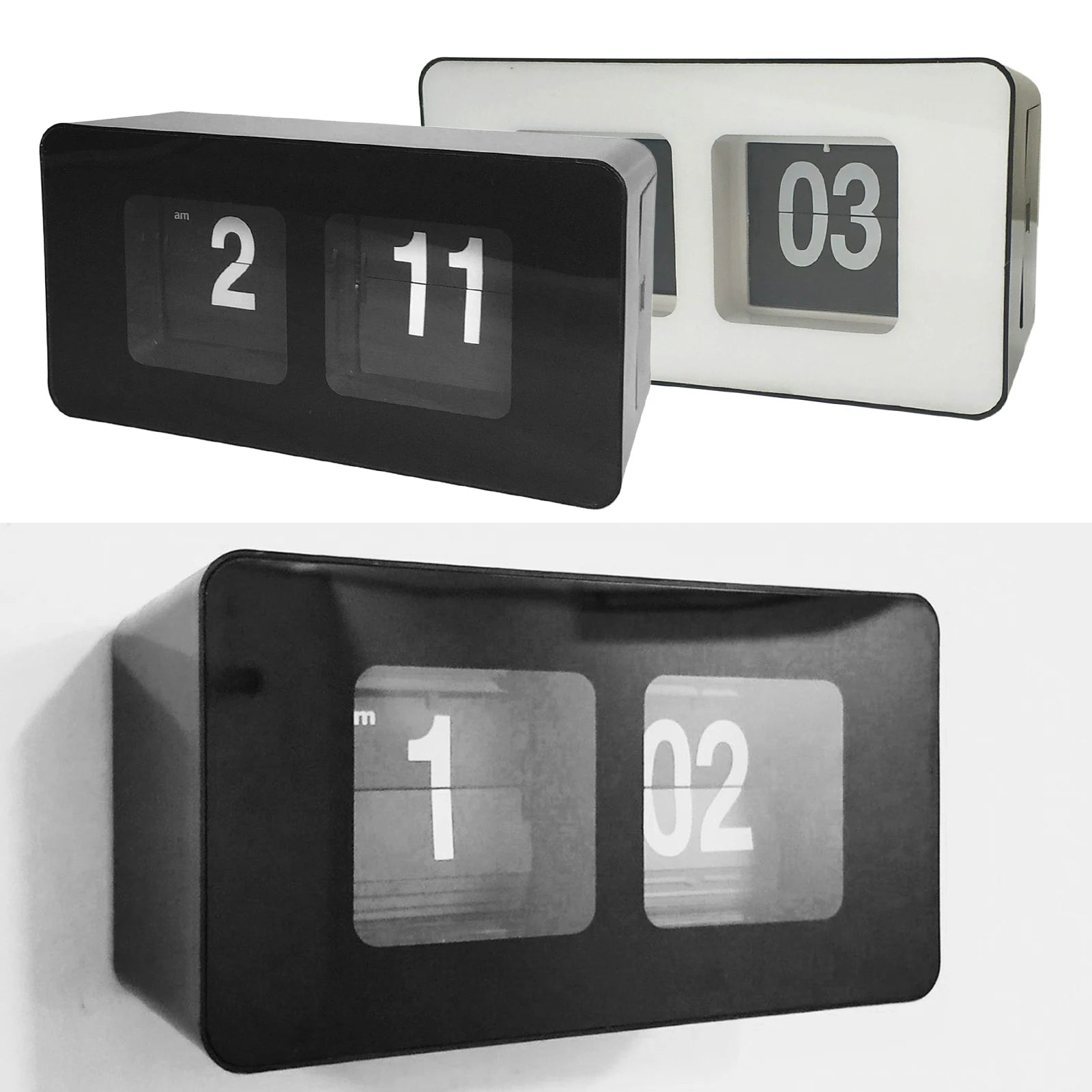 Auto Flip Clock Simple Table down Page Digital Clocks Xmas Gift Decoration