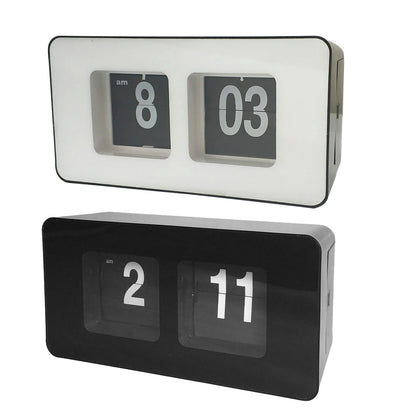 Auto Flip Clock Simple Table down Page Digital Clocks Xmas Gift Decoration
