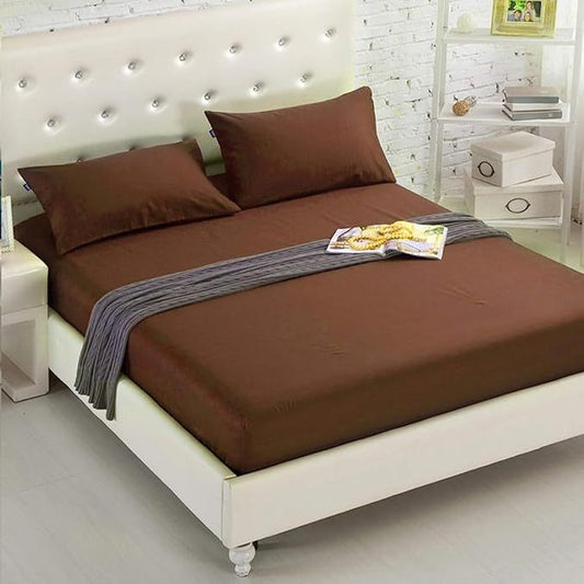 VANOS DREAMZ Cotton Mattress Cover for Double Bed (72x36x6 Set of 2)